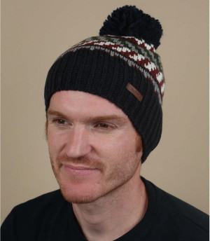 rode blauwe kwastjeshoed Nevada Beanie navy